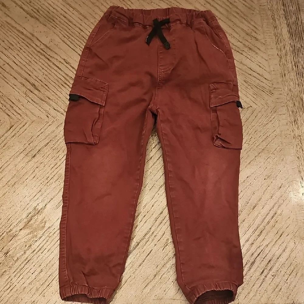 Brick Cargo Jogger Pants Size 7 Boys